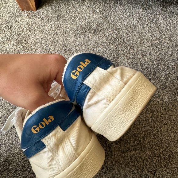 Gola White and Blue Casual Sneakers - Picture 6 of 6